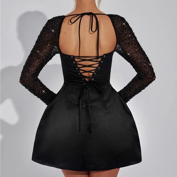 Baby boo DOLLY MINI DRESS - BLACK - Picture 2 of 5